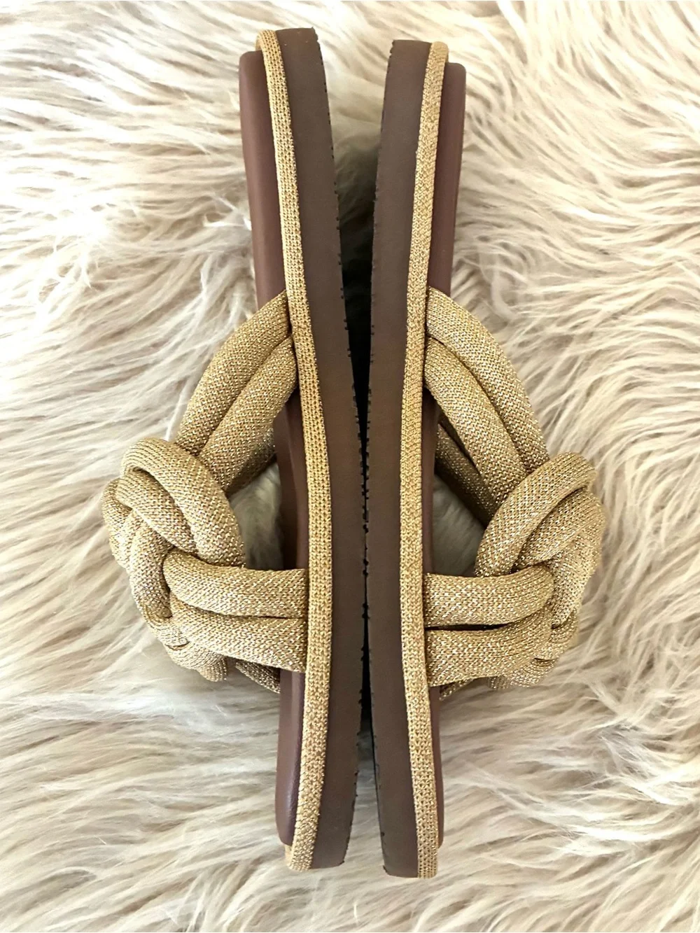 Rothy’s NWOT The Summer Sandal in Golden Sun Sz 7.5